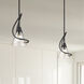 Olympia 1 Light 6 inch Matte Black Mini Pendant Ceiling Light